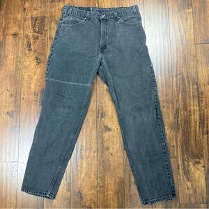 LEVI’S 550 Orange Tab VINTAGE Men’s Jeans Black 100% Cotton Size 38 x 34